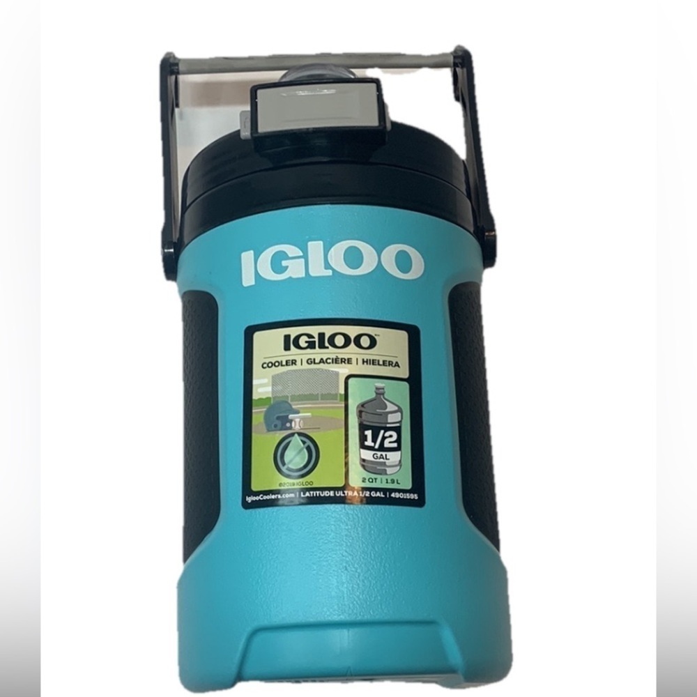Igloo 1/2 Gallon Insulated Cooler Latitude Ultra Pro Aquamarine Blue New